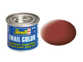 Rouge brique mat > peinture émail REVELL 32137